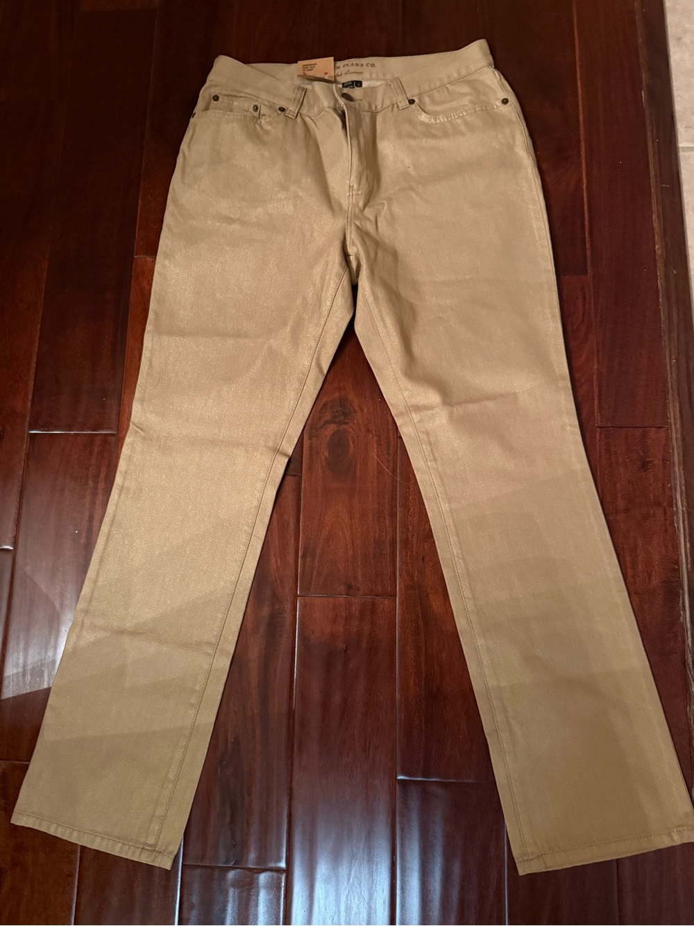 NWT Ralph Lauren Gold Jeans